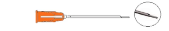 Dual Bore Cannula 25G (.50mm)