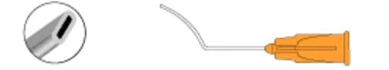 LASIK Irrigator - Rosen - Formed, Flattened End 25G (.50mm)