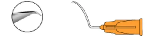 Irrigating Cystotome - Formed 25G (.50mm) 45 Degree Tip