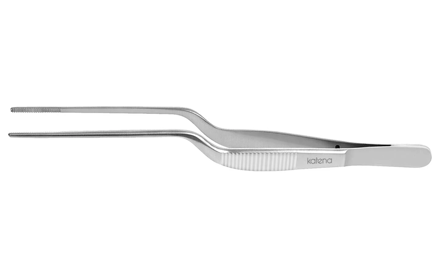 BAYONET DRESSING FORCEPS SERRATED