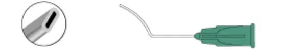 LASIK Cannula - Daya - Formed, Flattened End 21G (.60mm)
