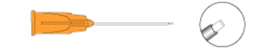 Subretinal Fluid Cannula 25G (.50mm) - 1.5mm Tubing Extension