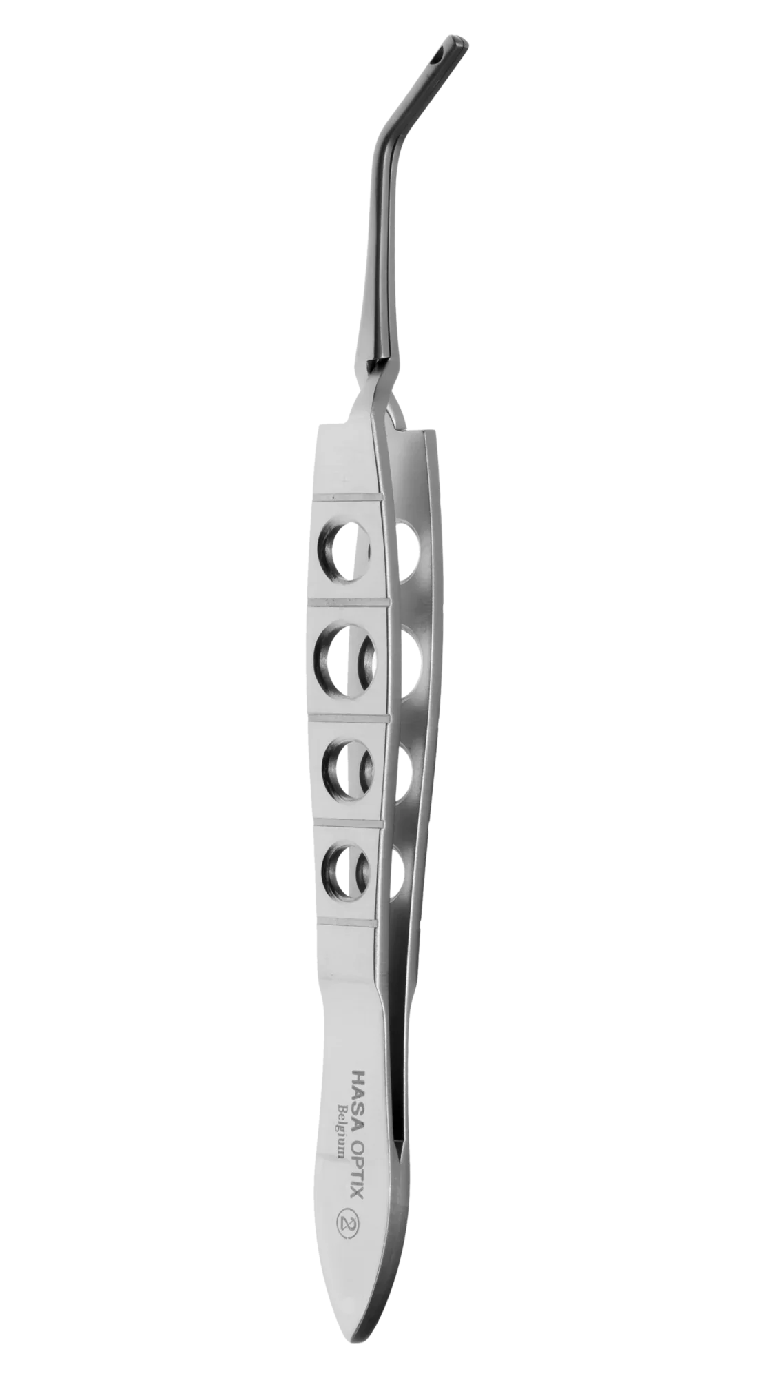 Scleral plug Forceps, Swallow-tail, Cross-action, 118mm