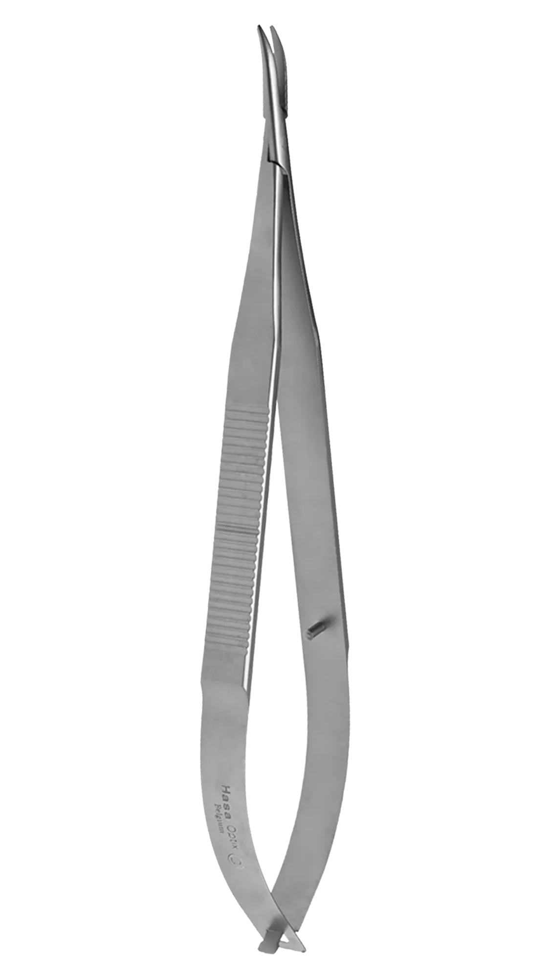 Needle Holder, 9mm curved jaws, Flat w/lock, 140mm