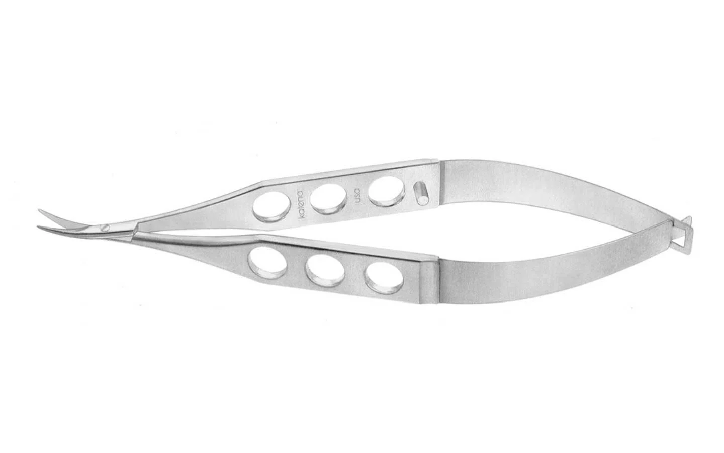 CASTROVIEJO SCISSORS CURVED MEDIUM