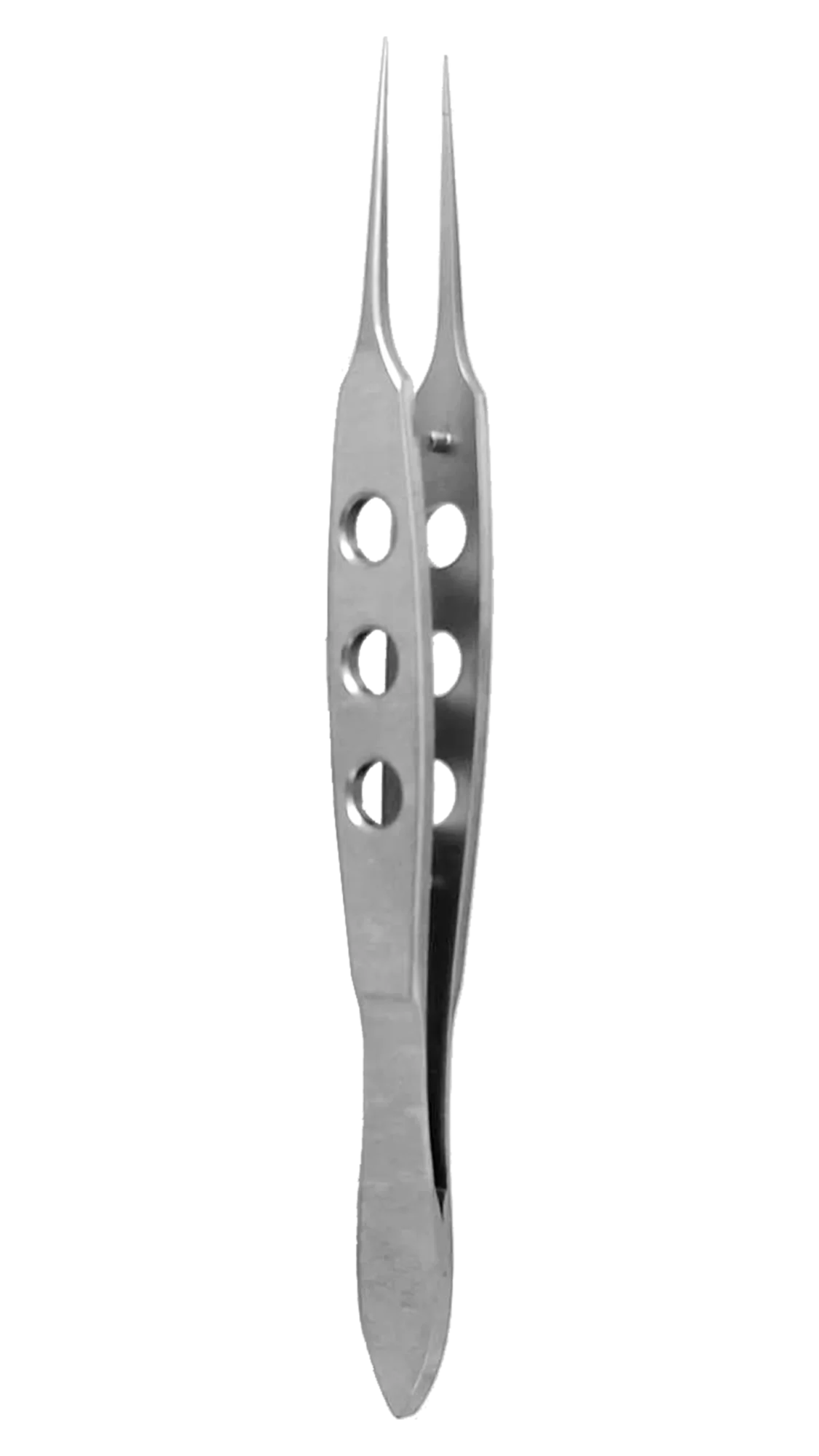 Notched Forceps, Straight w/ tying pl., Castroviejo, 105mm