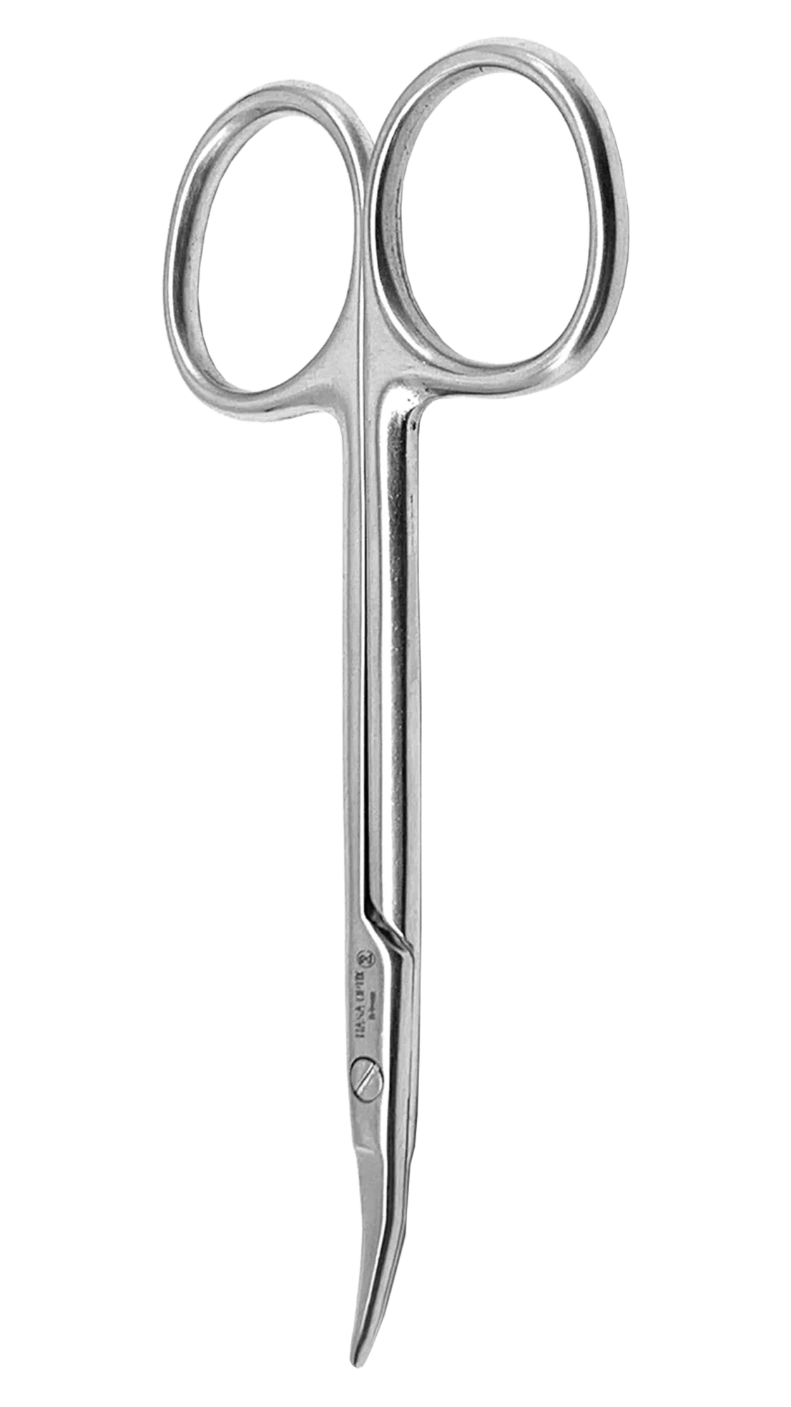 Iris scissors Hasa Optix, Curved, Blunt/blunt, 90mm