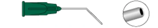 Viscoelastic Cannula - Angled 8mm 21G (.80mm)