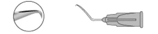 Irrigating Cystotome - Short Curve 27G (.40mm)