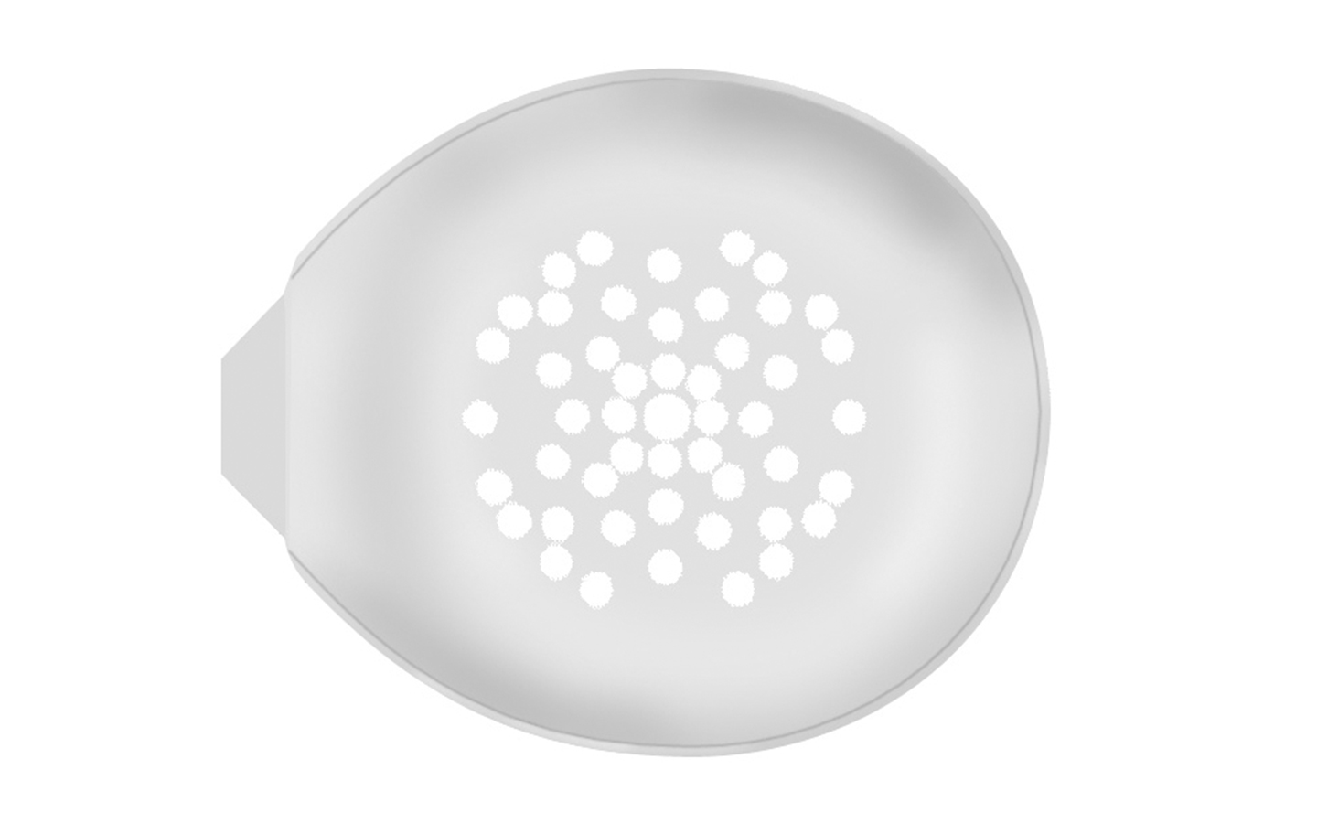 PIN HOLE EYE SHIELD WHITE PACK OF 12
