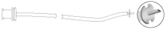 Viscous Infusion Cannula 4mm, Tubing 16cm, long