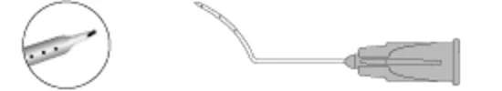 LASIK Irrigator - Assis - 3 Ports, Flattened Tip 27G (.40mm)