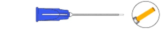 Vitreoretinal Cannula 23G (.60mm) with 39G (.09mm) Polyimide tip