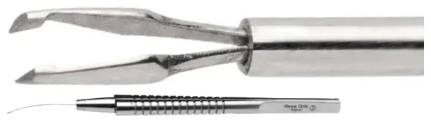Capsulorhexis Forceps, w/cystotome, 23g