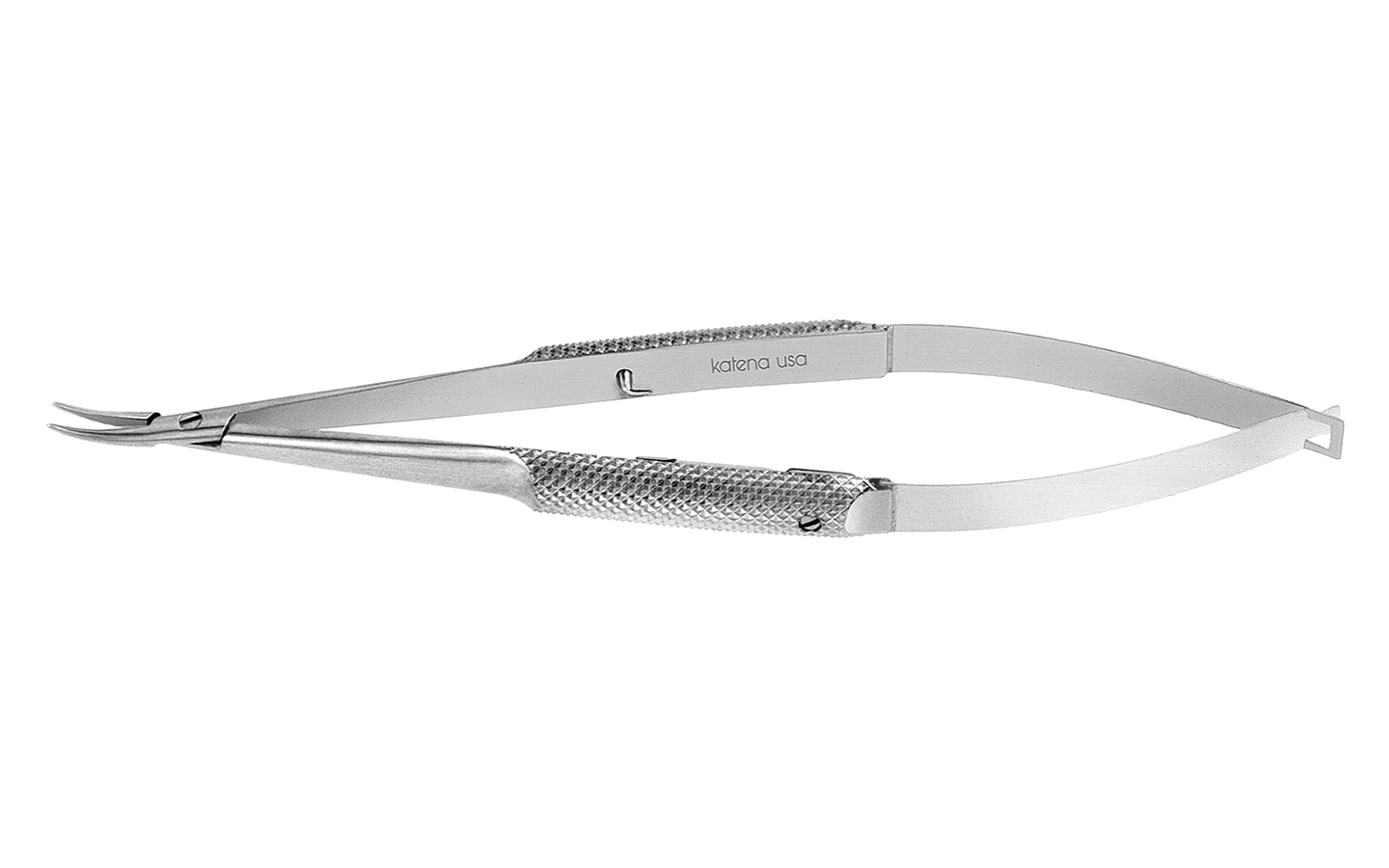 BARRAQUER NEEDLE HOLDER CURVED WITH LOCK