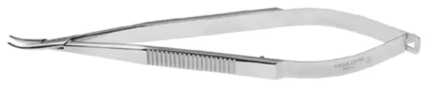 Needle Holder, 9mm curved jaws, Flat w/o lock, 125mm