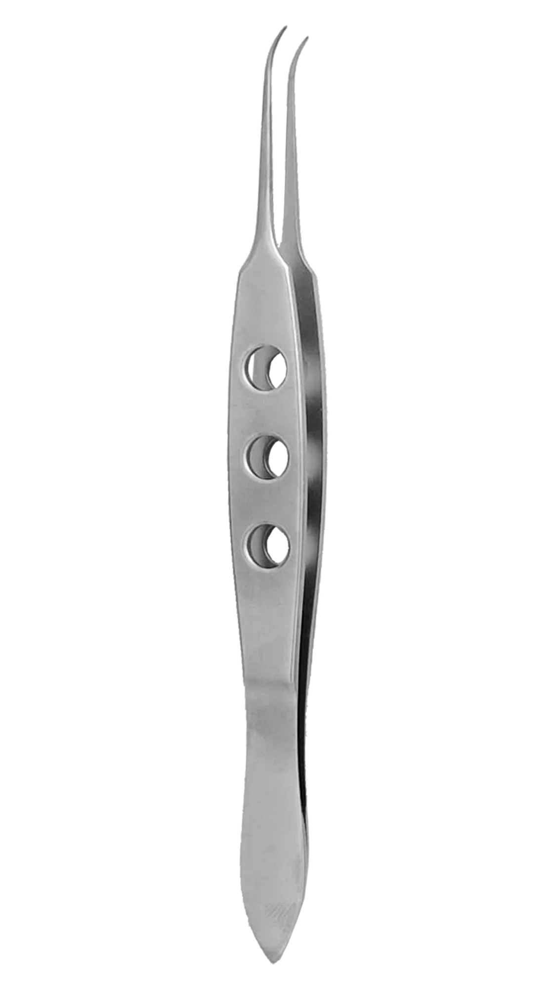 Tying Forceps, Curved w/6mm tying pl., Castroviejo, 108mm
