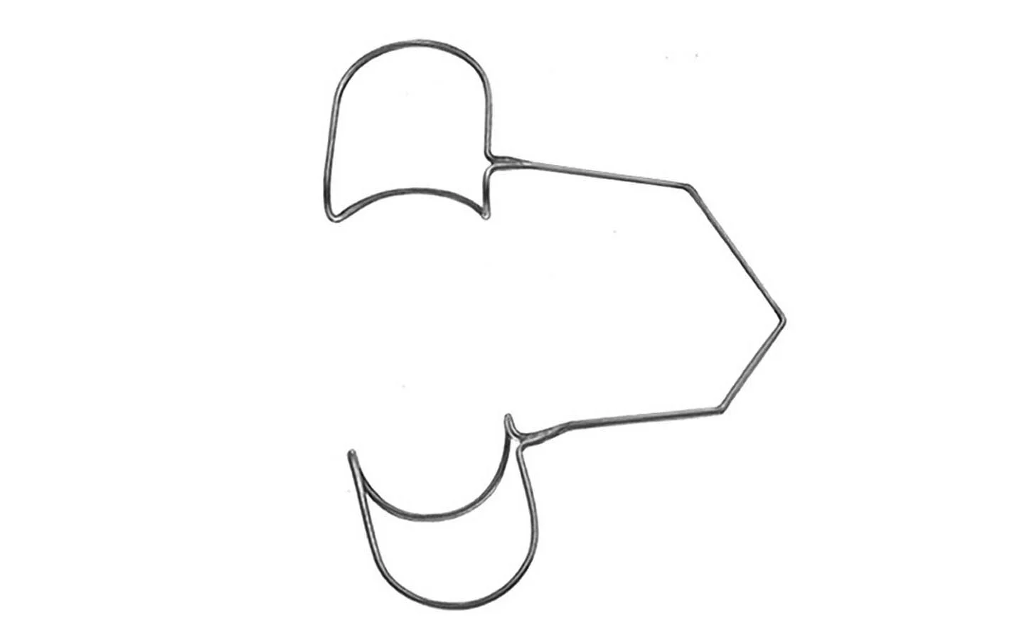 KRATZ WIRE SPECULUM WITH WINGS