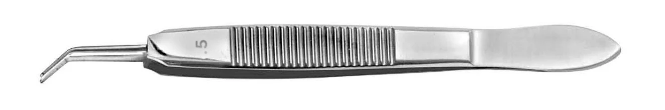 CASTRO SUTURING FORCEPS 0.5MM ANGLED