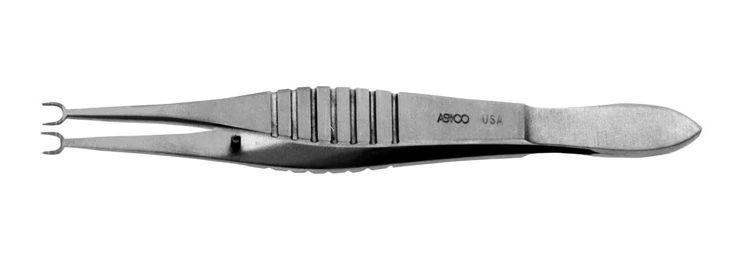 BORES "U-SHAPE" CORNEAL FIX FORCEPS STR