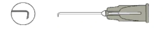 Hydrodissector - Chang, Flat Tip Angled 90 degrees, 27G (.40mm)