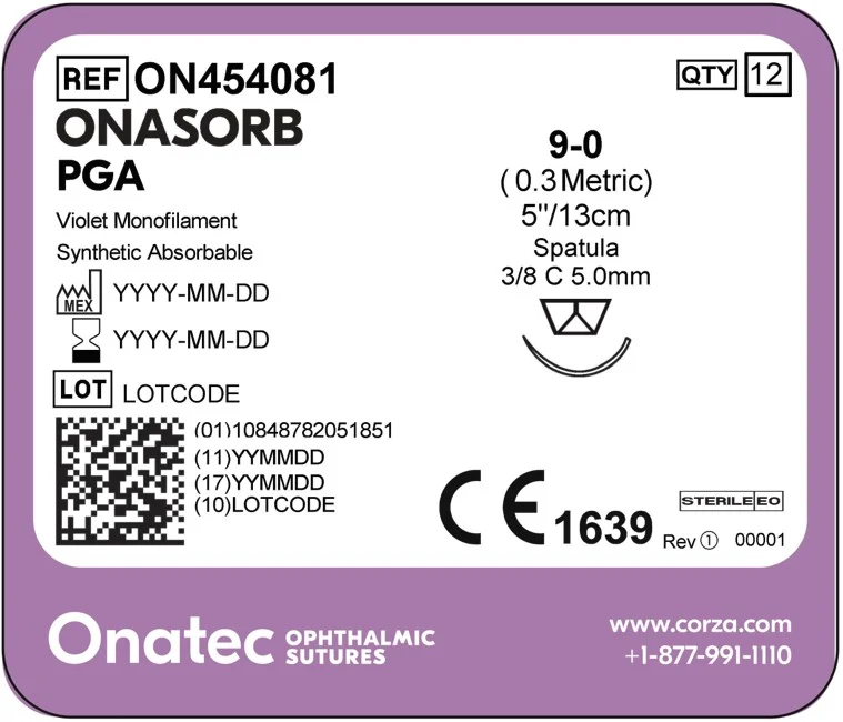 Onasorb PGA 9-0, 13cm, 1X D LZ 4 100