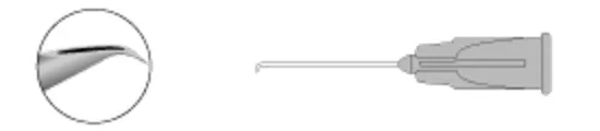 Irrigating Cystotome - Straight 27G (.40mm) 45 Degree Tip