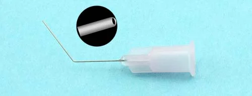 Cortical Cleaving Hydrodissector (Round Tip) 27G, angled 11mm