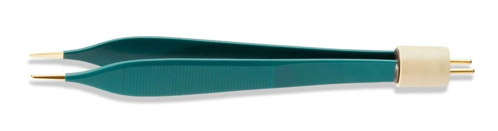 DISP. 5" (12.7cm) ADSON NON-STICK BIPOLAR FORCEPS, INS., 1.0mm