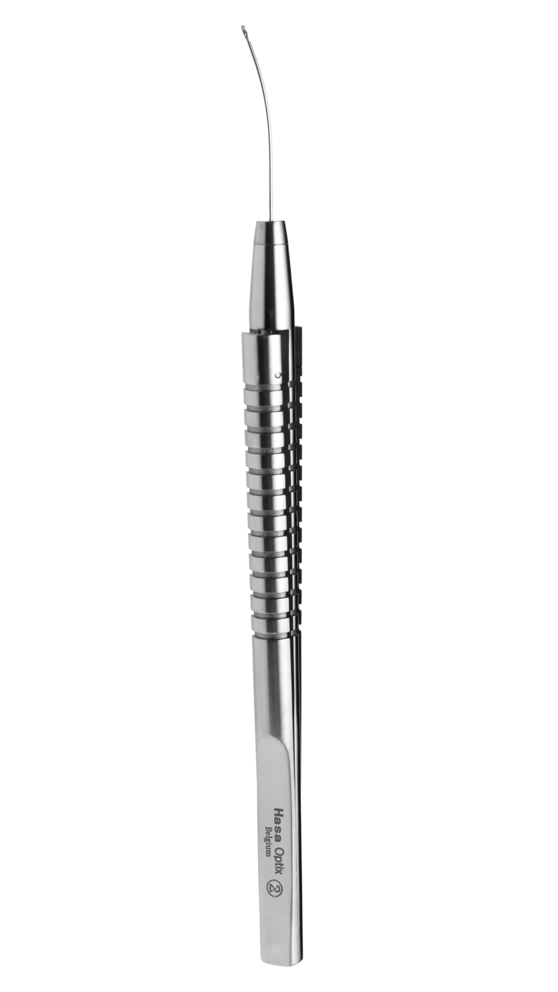 Capsulorhexis Forceps, 2.5mm jaws, 0.7mm pl., curved, 23g