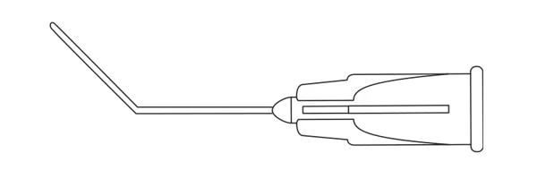 Viscoelastic Cannula - Angled 8mm 30G (.30mm)