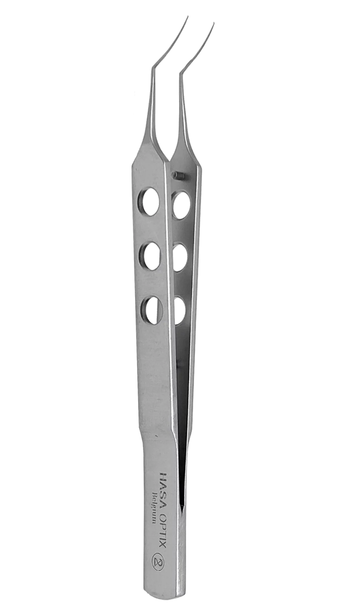 Capsulorhexis Forceps Curved Thin Flat