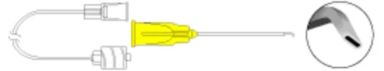 Vitreoretinal Viscodissector 70 degree bend, 30G (.30mm)