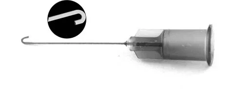 J-Shaped Hydrodissector (Vertical Flat Tip) 25G