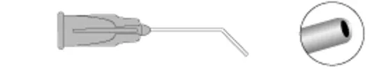 Irrigating Cannula - Angled 6mm 27G (.40mm)