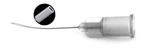 Nucleus Hydrodissector (Vertical Flat Tip) 27G, curved