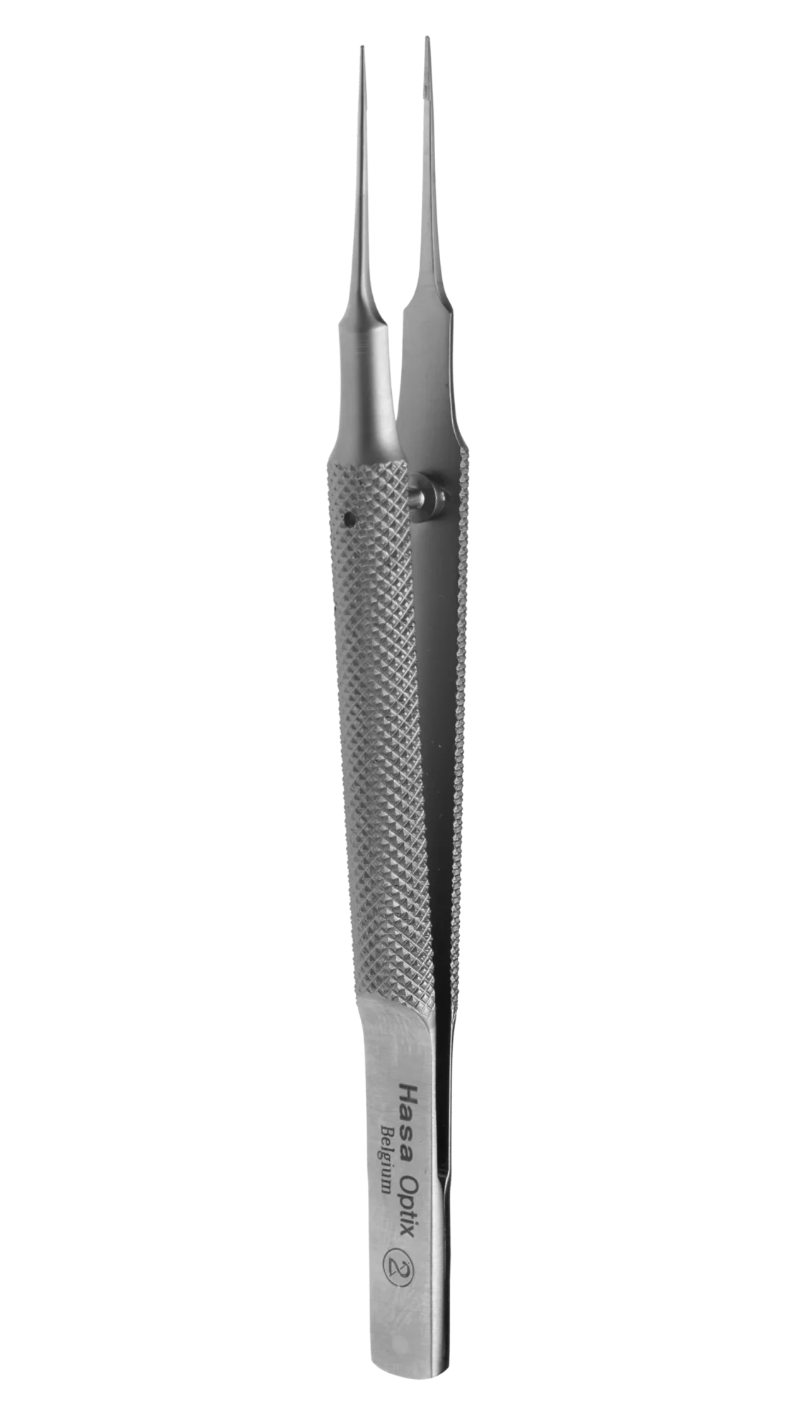 Tying Forceps, Straight w/4.5mm tying pl., Round knurled, 105mm