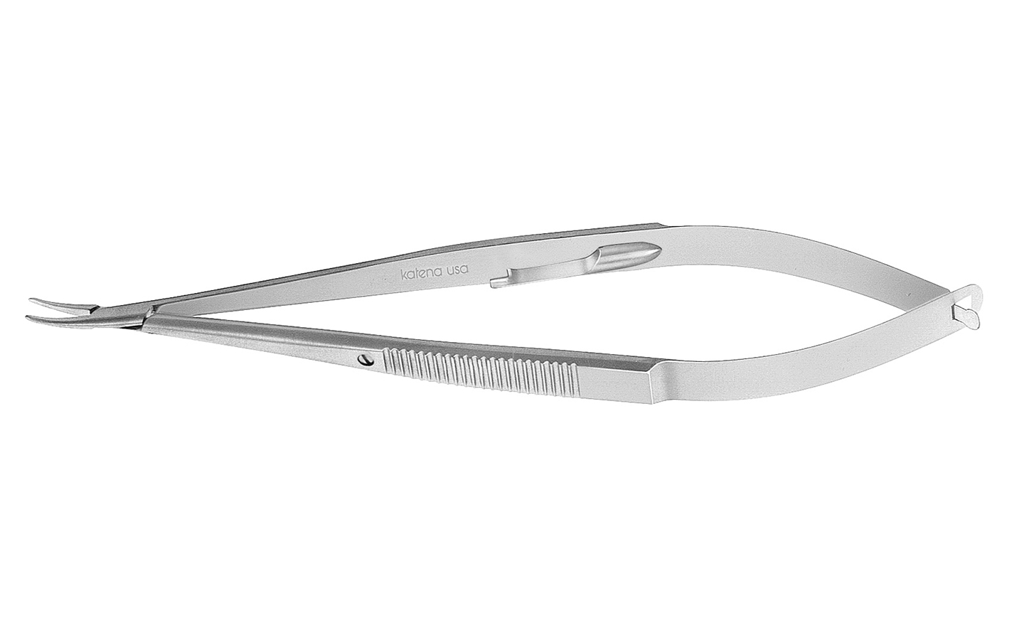 CASTROVIEJO NEEDLE HOLDER CURVED W/ LOCK