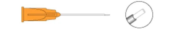 Subretinal Fluid Cannula 25G - 3mm Tubing Extension