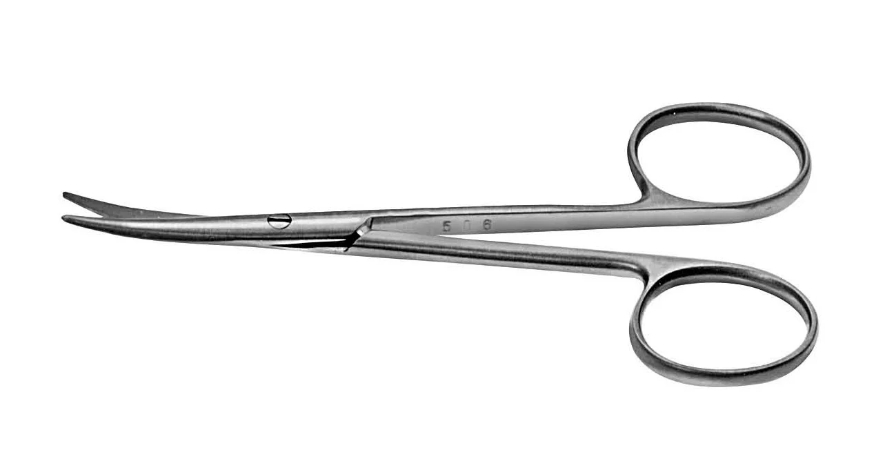 STRABISMUS SCISSORS CURVED