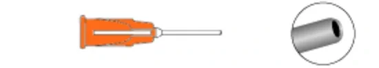 Silicone Oil Cannula 25G x 5/16 in (.50 x 8mm)