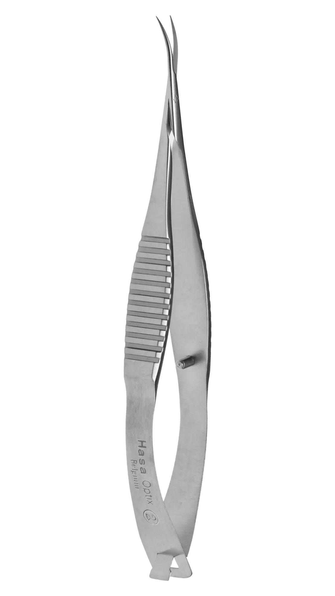 Castroviejo corneal Scissors, Curved, blunt tips,tip-pivot 16mm, 116mm