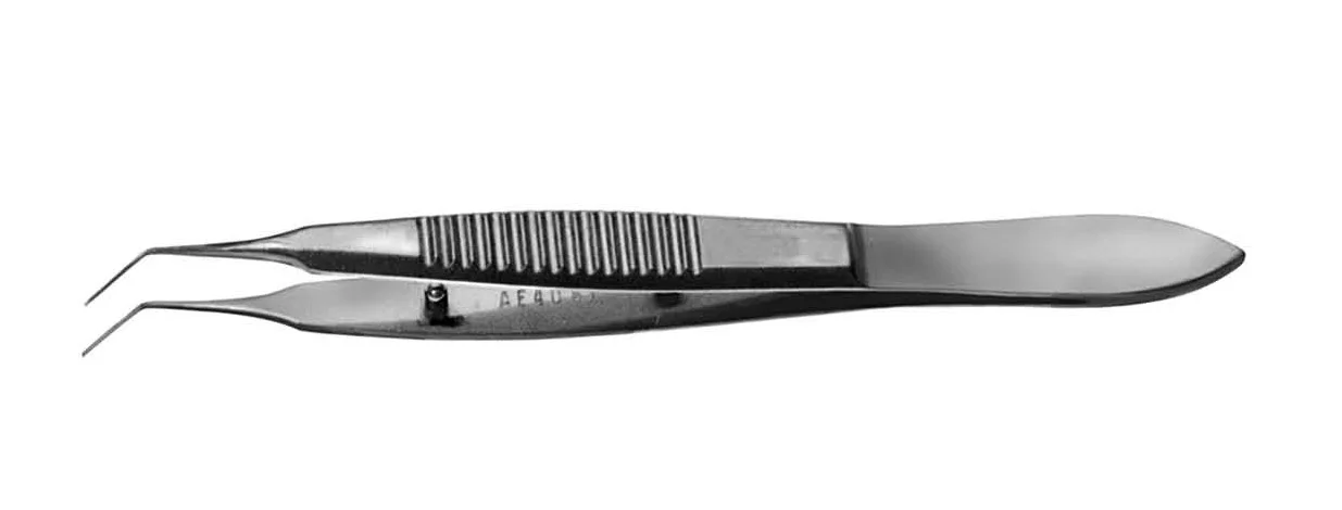MCPHERSON CORNEAL FORCEPS ANGLED