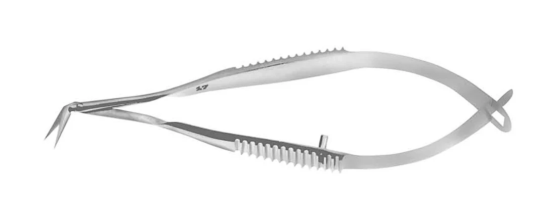 VANNAS CAPSULOTOMY SCISSORS 7MM ANG SIDE