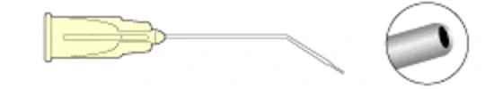 Irrigating Cannula - Bishop Harmon 19G x 1 in (1.10 x 25mm)